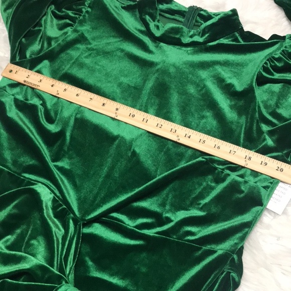 ELOQUIi Plus Sz Velvet Wrap Mini Dress Sz 18 - Picture 3 of 9